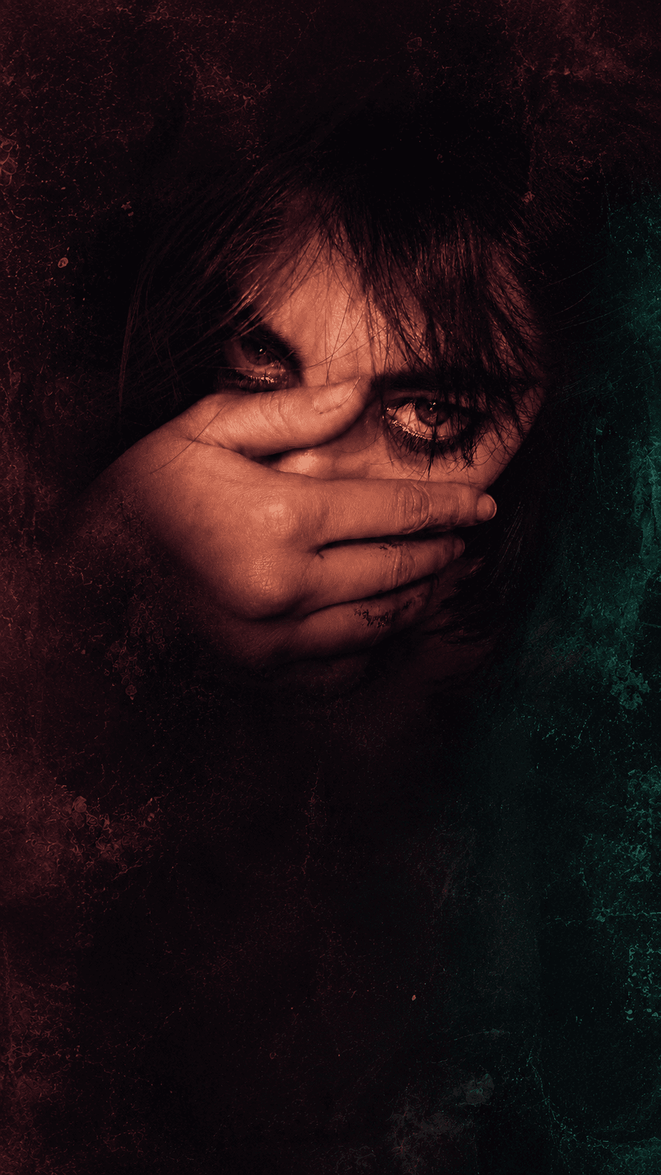 Jade Bittersweet — portrait, hand partially covering face